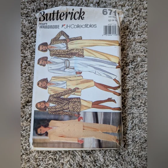 Butterick Pattern - Picture 1 of 4